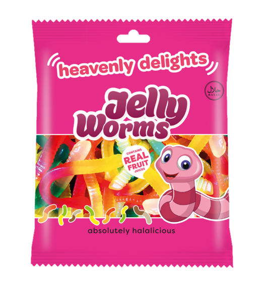 Jelly Worms (70g x 24 Packs)