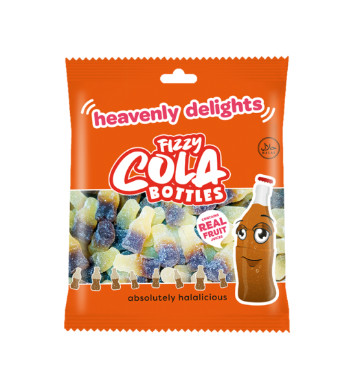 Fizzy Cola Bottles (70g x 24 packs)