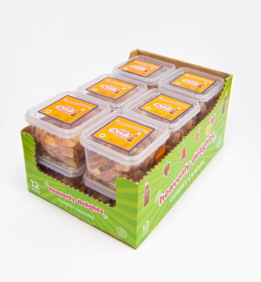 Fizzy Cola Bottles (140g x 12 Tubs)