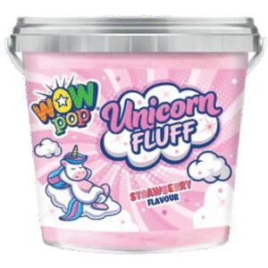 Unicorn Fluff Strawberry Cotton Candy Buckets 50g x 10